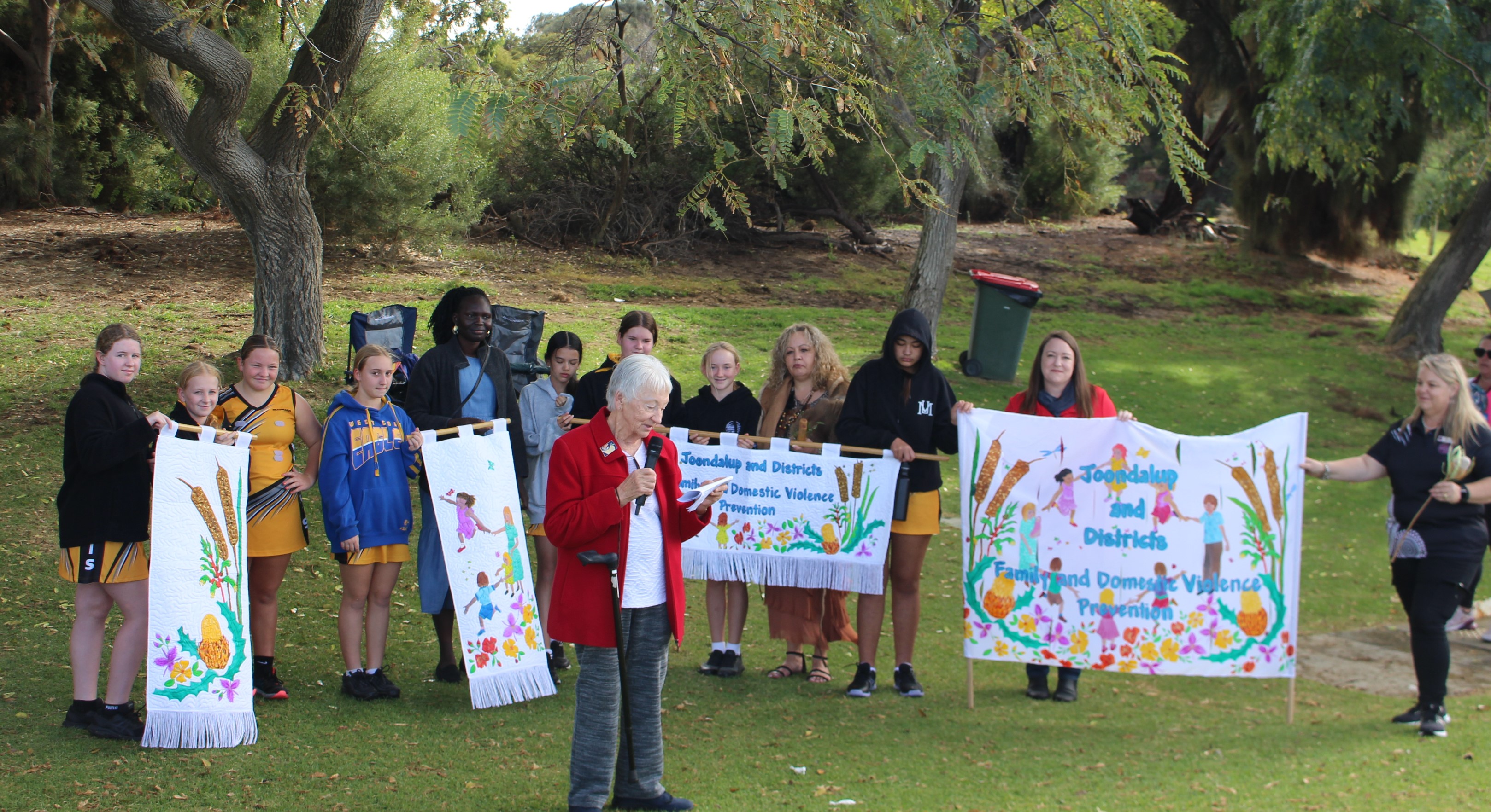 Family and Domestic Violence banners donated to Joondalup community Main Image